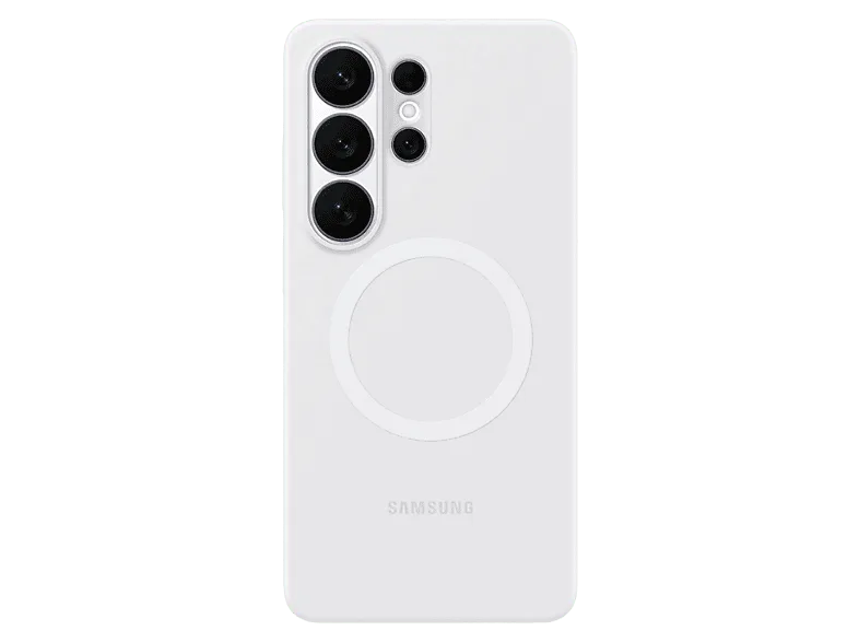 Funda móvil - Samsung, Para Galaxy S26 Ultra, De Silicona, Magnética, Blanco