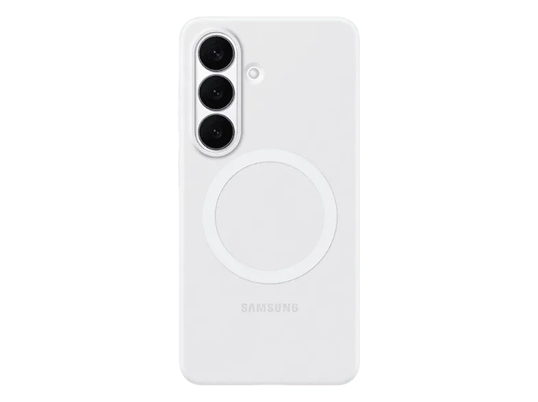 Funda móvil - Samsung, Para Galaxy S26+, De Silicona, Magnética, Blanco