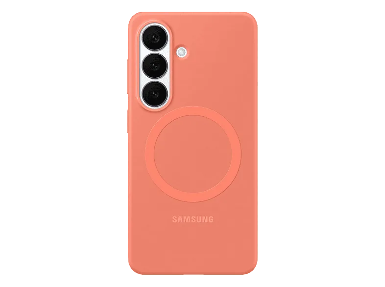 Funda móvil - Samsung, Para Galaxy S26+, De Silicona, Magnética, Rojo