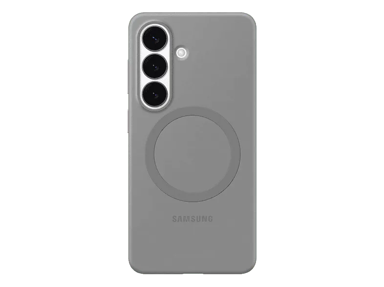Funda móvil - Samsung, Para Galaxy S26, De Silicona, Magnética, Gris