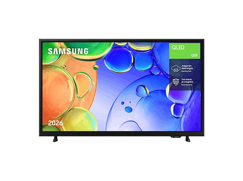 TV QLED 32" - Samsung TQ32Q5FAAUXSP, Full HD, Hyper Real, Smart TV, Negro