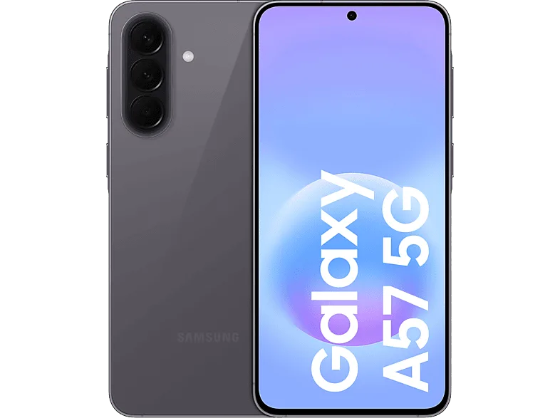 Móvil - Samsung Galaxy A57, Gris, 256 GB, 8 GB RAM, 6.7" FHD+, Exynos 1680, 5000 mAh, Android 16