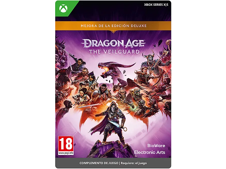Xbox Series X S & One Dragon Age: The Veilguard Ed. Deluxe Upgrade (Código de descarga)