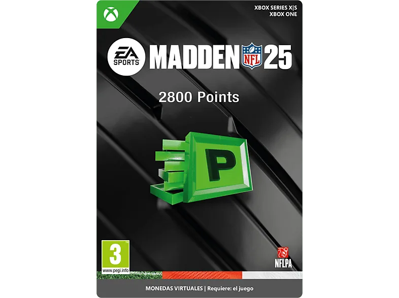 Xbox Series X S & One Madden NFL 25: 2800 Points (Código de descarga)