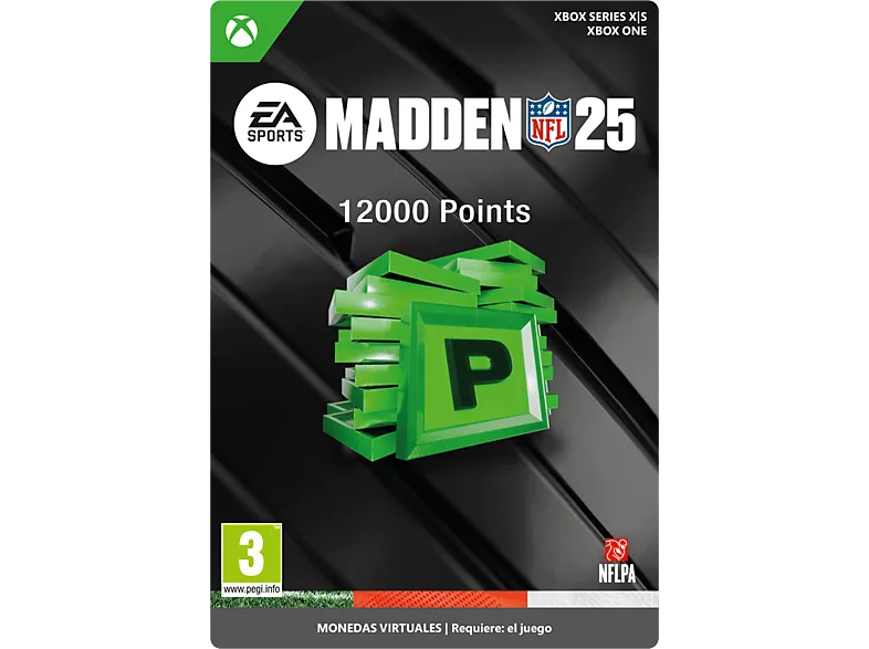 Xbox Series X S & One Madden NFL 25: 12000 Points (Código de descarga)