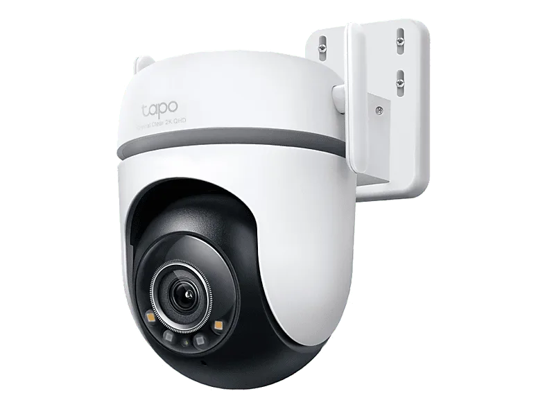 Cámara de vigilancia IP - TP-Link TC42, 2K QHD, Exterior, Rotatoria, Detección Inteligente IA Gratuita, Visión Nocturna a Color