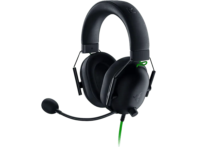 Auriculares gaming - Razer BlackShark V2X, De diadema, Con cable, Jack 3.5 mm, Sonido 7.1, Micrófono, Negro – Negro