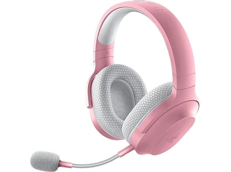 Auriculares gaming - Razer Barracuda X, Micrófono extraíble, Cancelación de ruido pasiva, Bluetooth 5.2, Quartz