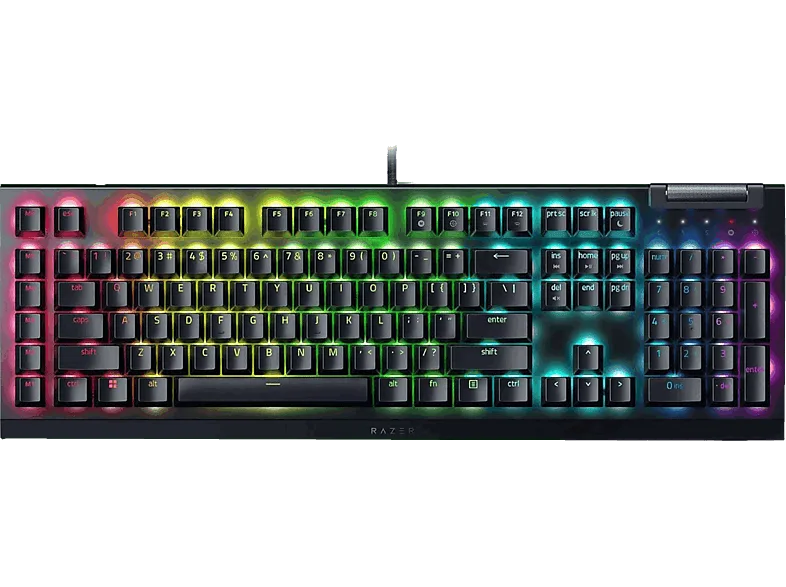 Teclado gaming - Razer Blackwindow V4 X, USB, Teclas iluminadas RGB, 6 teclas macro, Negro