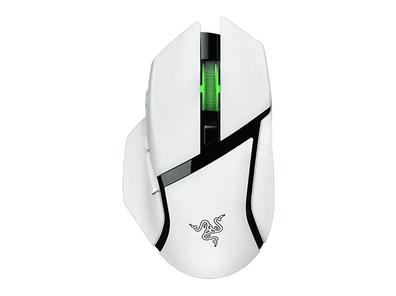 Ratón gaming - Razer Basilisk V3 X HyperSpeed, Inalámbrico, 18000 ppp, 535h Autonomía, 450 IPS, Chroma™ RGB, Blanco