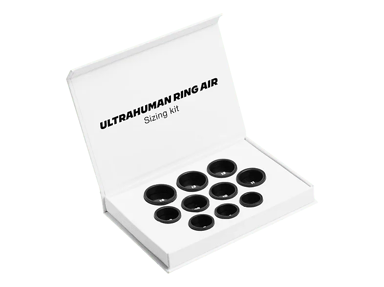 Kit medida de anillos - Ultrahuman Sizing, 10 tallas, desde la 5 hasta 14