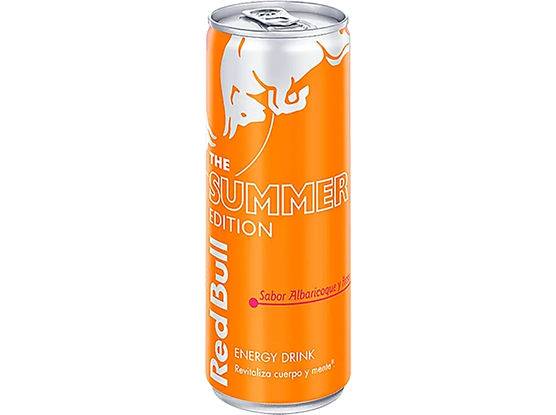 Bebida energizante - Red Bull RB Summer Edition, Albaricoque y fresa