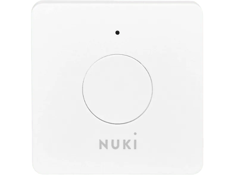 Cerradura electrónica - Nuki Opener White, Abrepuertas, Bluetooth, Controla el interfono, Blanco