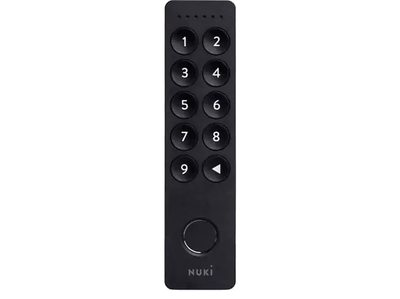 Abrepuertas - Nuki Keypad 2, Con huella digital o Código de seguridad, Negro