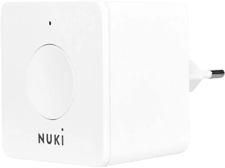 Enchufe inteligente - Nuki Bridge, WiFi, Bluetooth, Abrepuertas, Smart Home, Asistentes de voz, Blanco