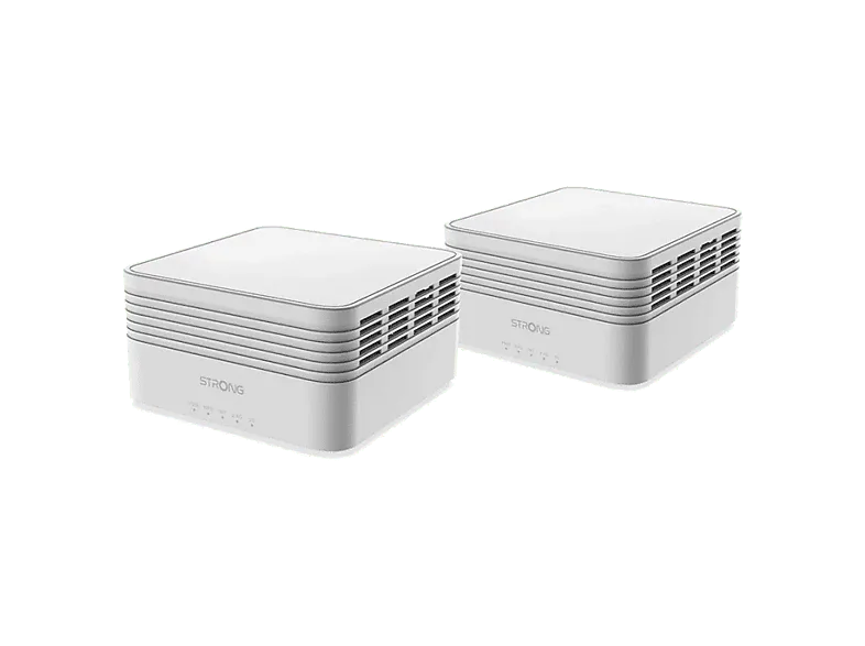Router - strong MESHKITAX3000, 2402 Mbps, MU-MIMO, WiFi 6, 4 Antenas, Hasta 350 m², Blanco