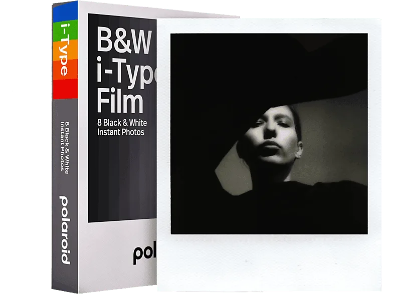 Película fotográfica - Polaroid 6001, Para Lab/6001, 8 Fotos, Blanco y Negro