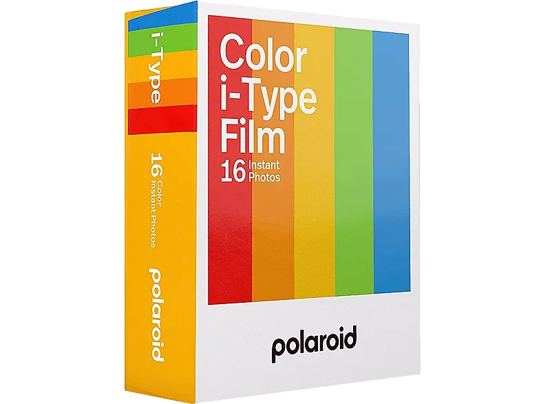 Película fotográfica - Polaroid Color film, Para cámaras i-Type, Doble pack, 16 unidades