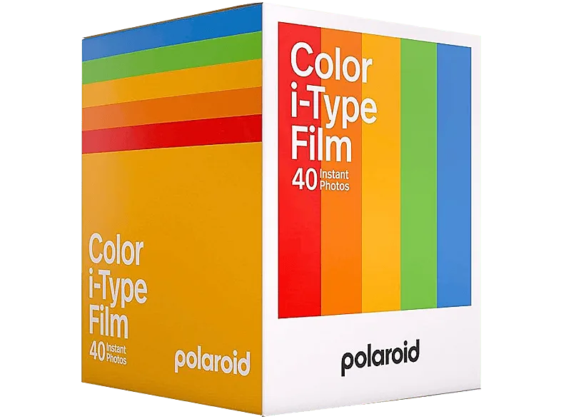 Película fotográfica - Polaroid Color film i-Type, 40 unidades, Compatible con Now, Now+, Lab