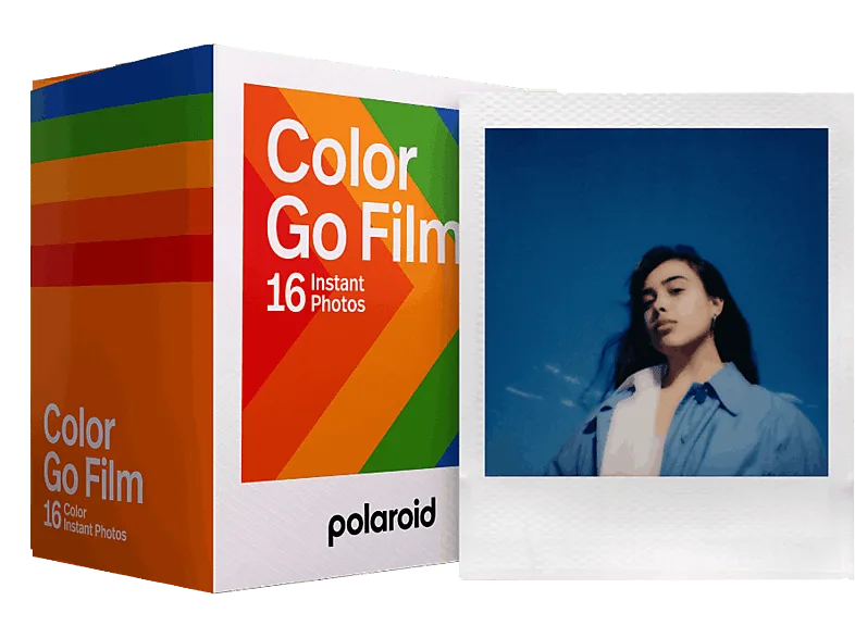 Película fotográfica - Polaroid Color Go Film, Para cámara instantánea Go, 16 fotos.