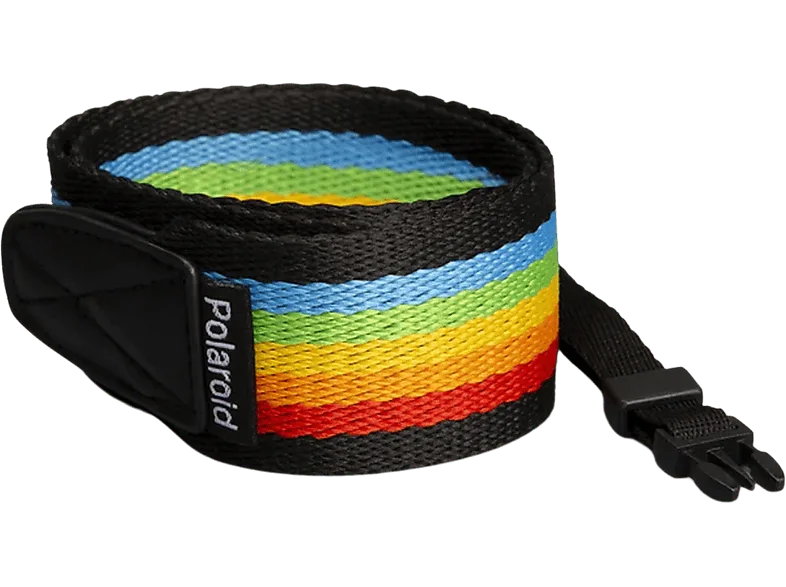 Correa de cámara - Polaroid Camera Strap ‑ Flat, Para Now+, Now, OneStep 2 y OneStep+, Multicolor