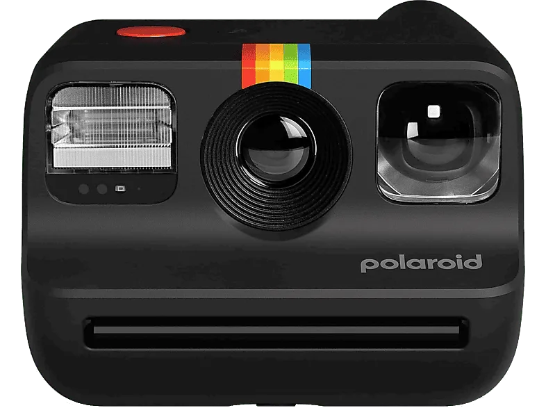 Cámara instantánea - Polaroid Go de segunda generación, Con flash, Distancia focal 51,1 mm, Negro