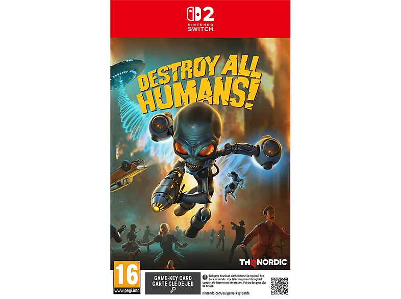 Nintendo Switch 2 Destroy All Humans! (Game Key Card)