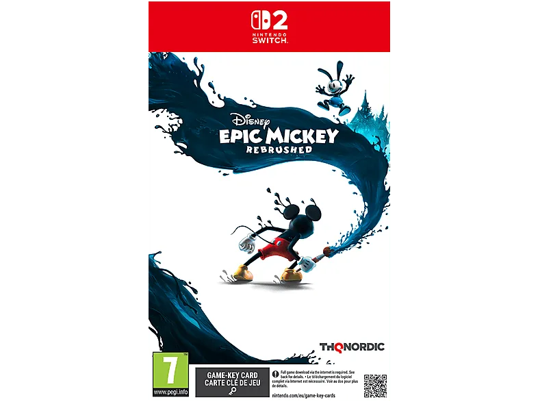 Nintendo Switch 2 Disney Epic Mickey: Rebrushed (Game Key Card)