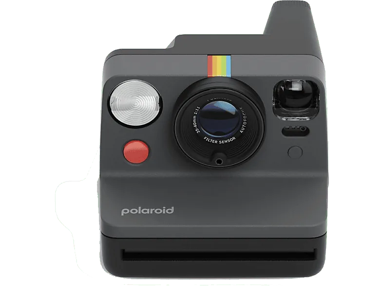 Cámara instantánea - Polaroid Now Generation 3, Temporizador automático, Flash preciso, Negro