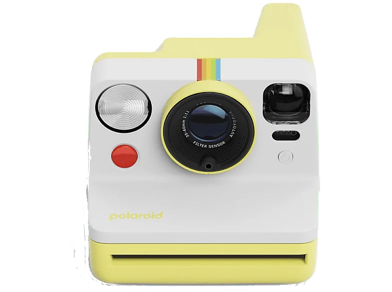 Cámara instantánea - Polaroid Now Generation 3, Temporizador automático, Flash preciso, Amarillo – Amarillo