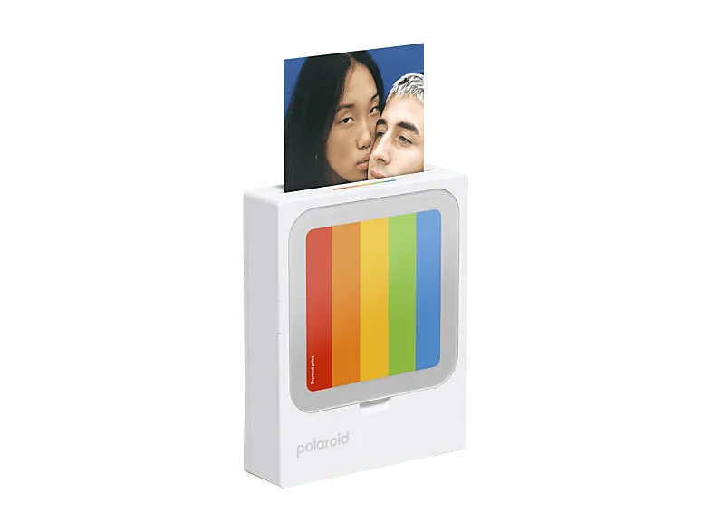 Impresora fotográfica - Polaroid Hi-Print 3x3 +1 cartucho 10 hojas, Transferencia térmica por difusión de colorante, Vel. impresión 50s, Blanco