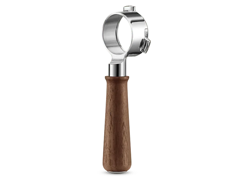 Accesorio cafetera - Sage the Naked Portafilter™ 54mm, Portafiltro, Diseño Ergonómico, Acero inoxidable y madera, Nogal