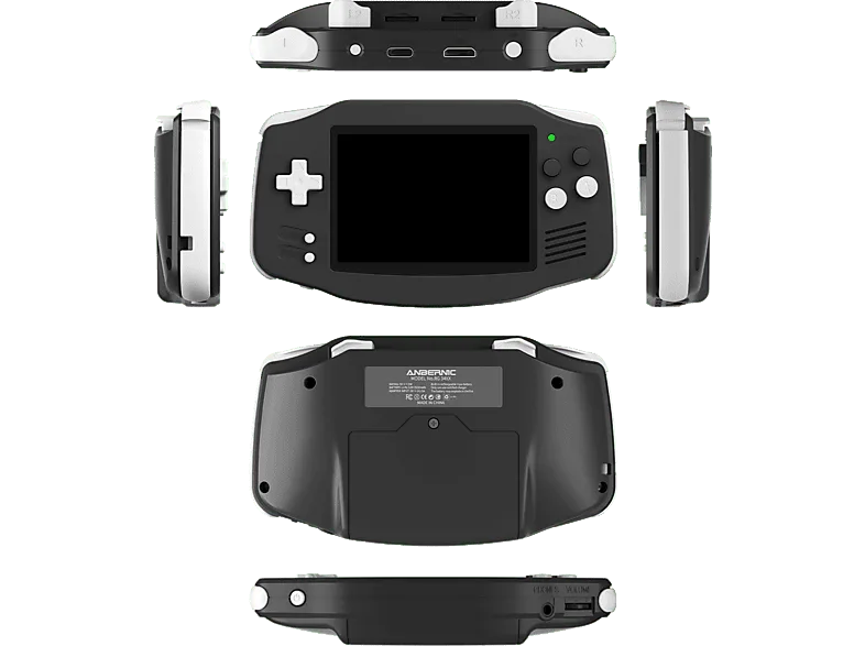 Consola retro - MyArcade Anbernic Retro RG34XX, 32GB, 1GB RAM LPDDR4, Pantalla IPS de 4", 3200mAh, Wifi y Bluetooth, Negro